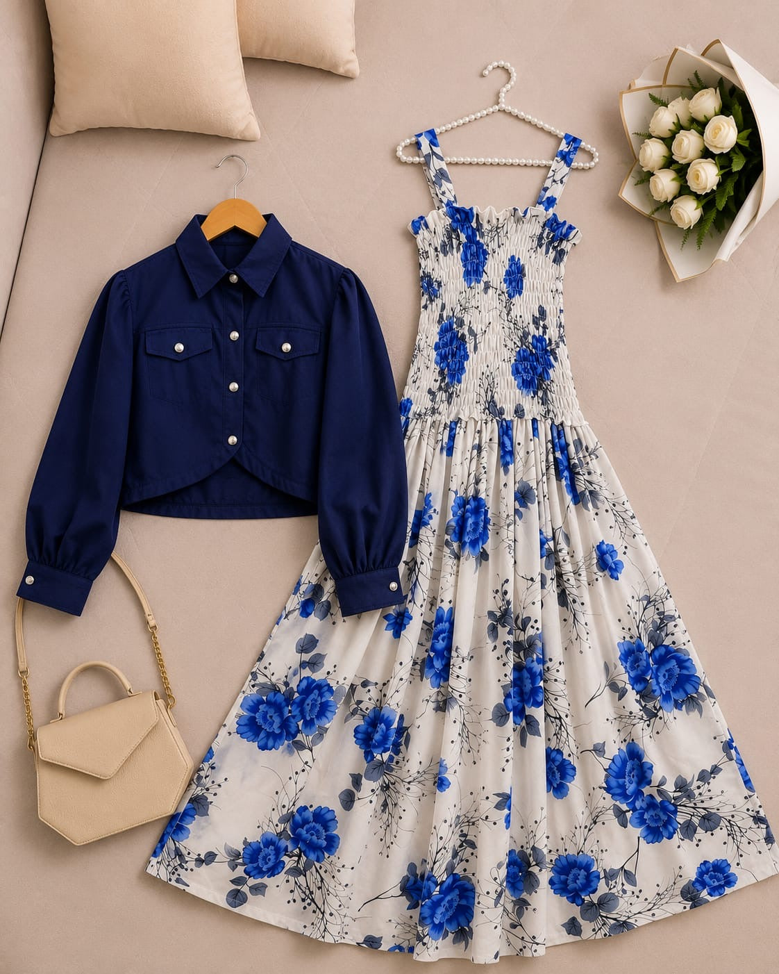 Floral Jacket Dress