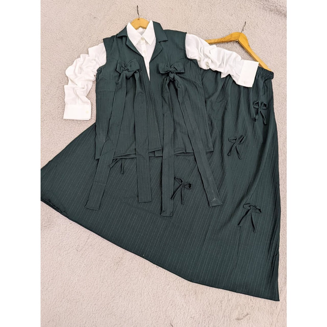 Bow Waist-Coat & Skirt