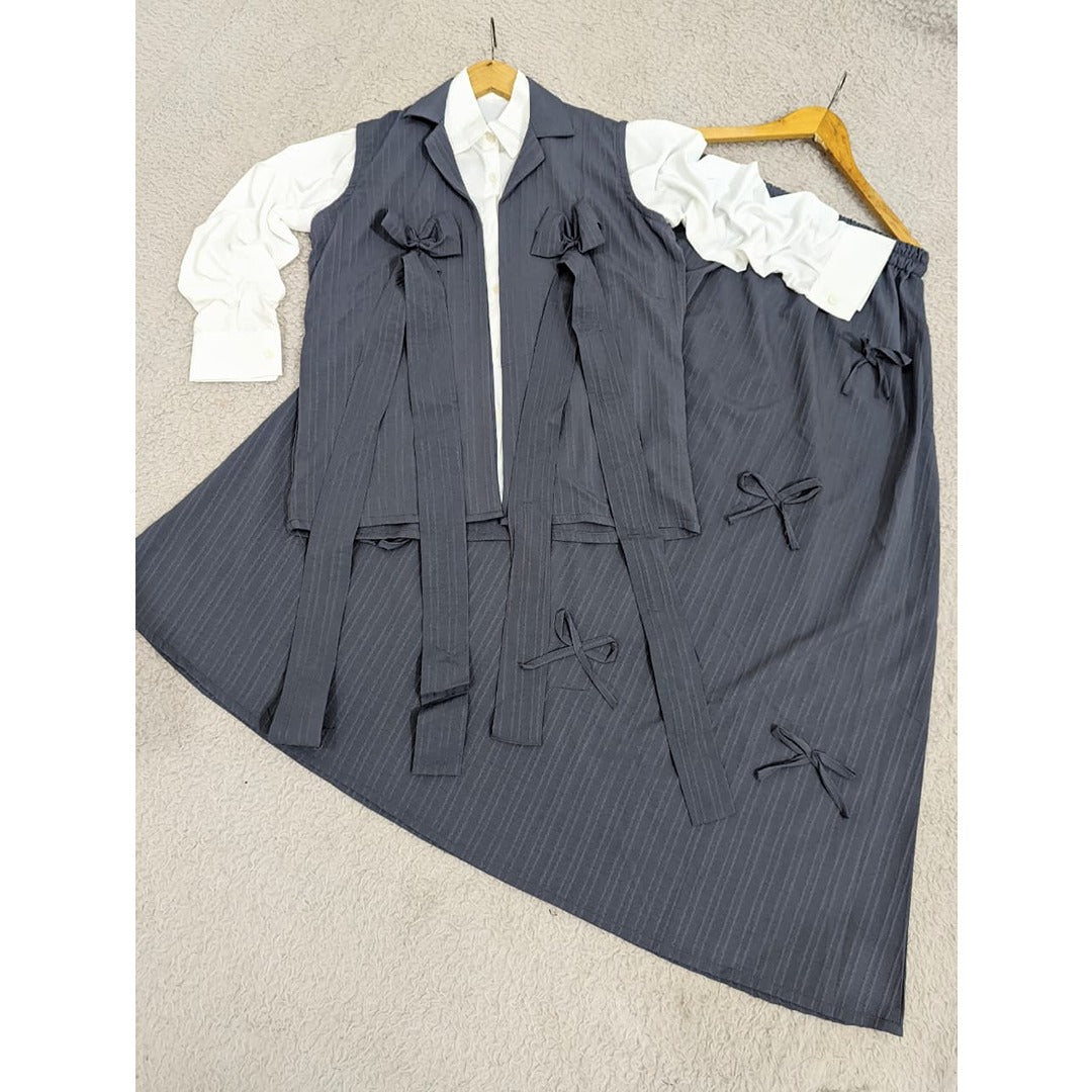 Bow Waist-Coat & Skirt