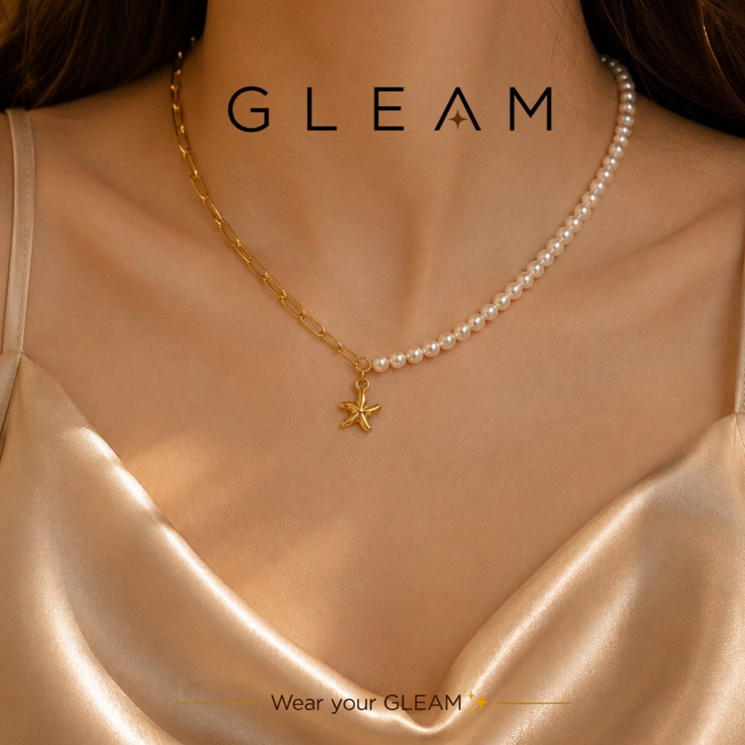 Pearl Starfish Necklace