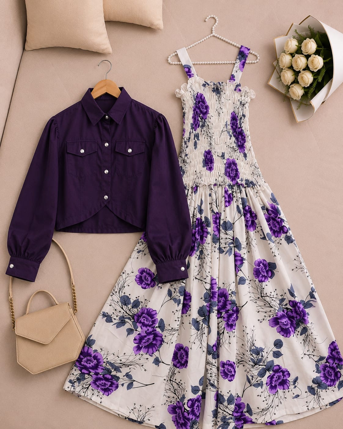Floral Jacket Dress