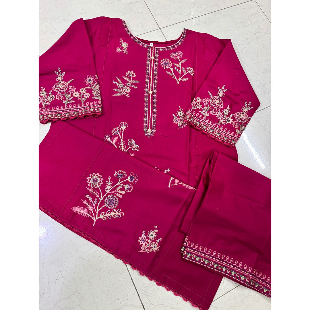 Blush Blossom Luxe – Premium 2PC Eastern Wear