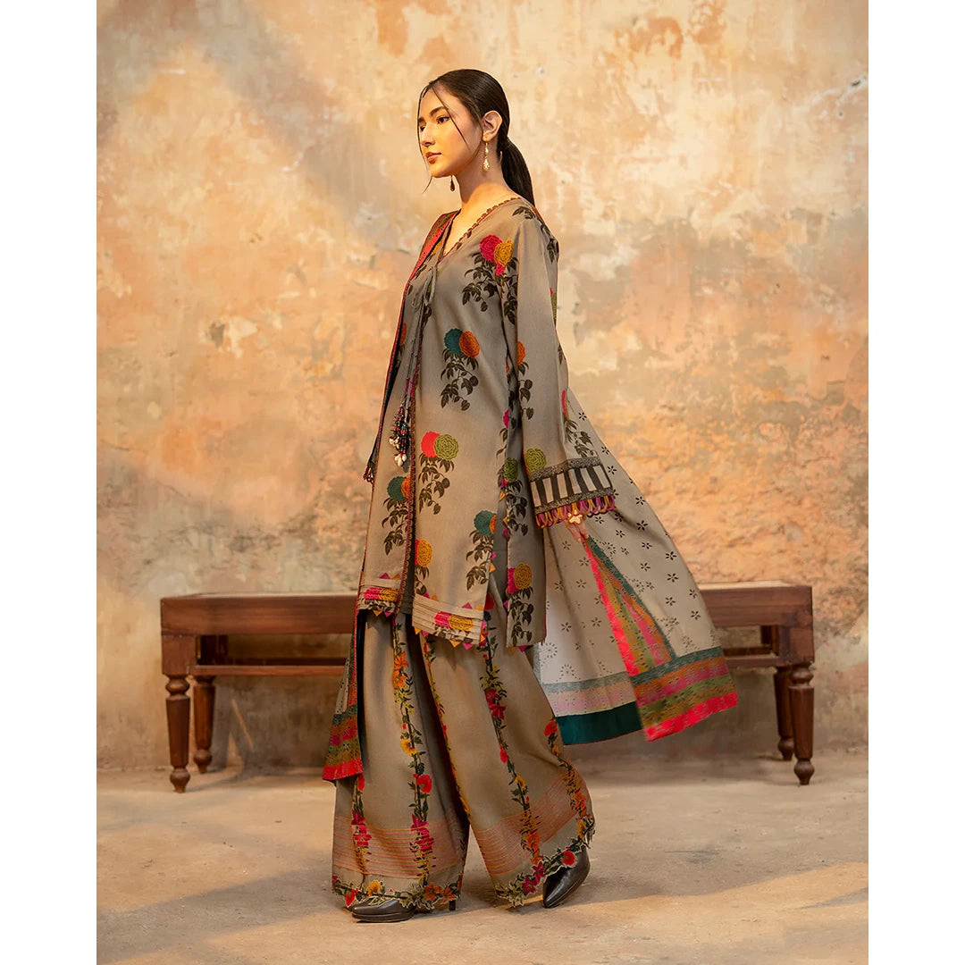 Zarmina Heritage – Premium Printed Suit for Women (3 Piece)