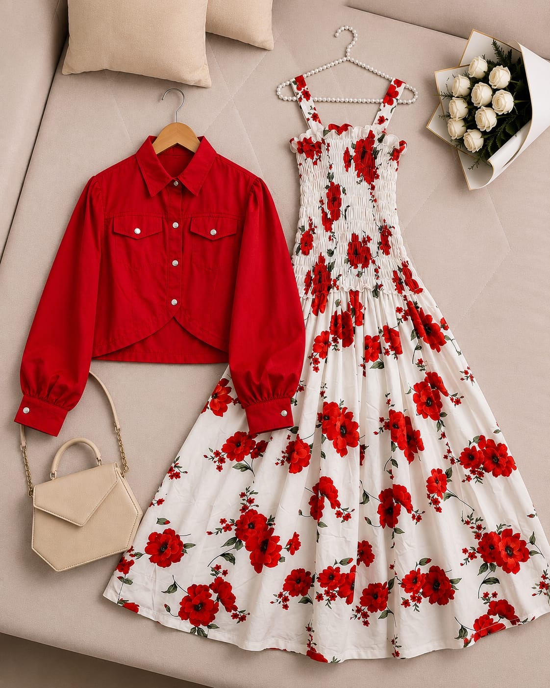 Floral Jacket Dress