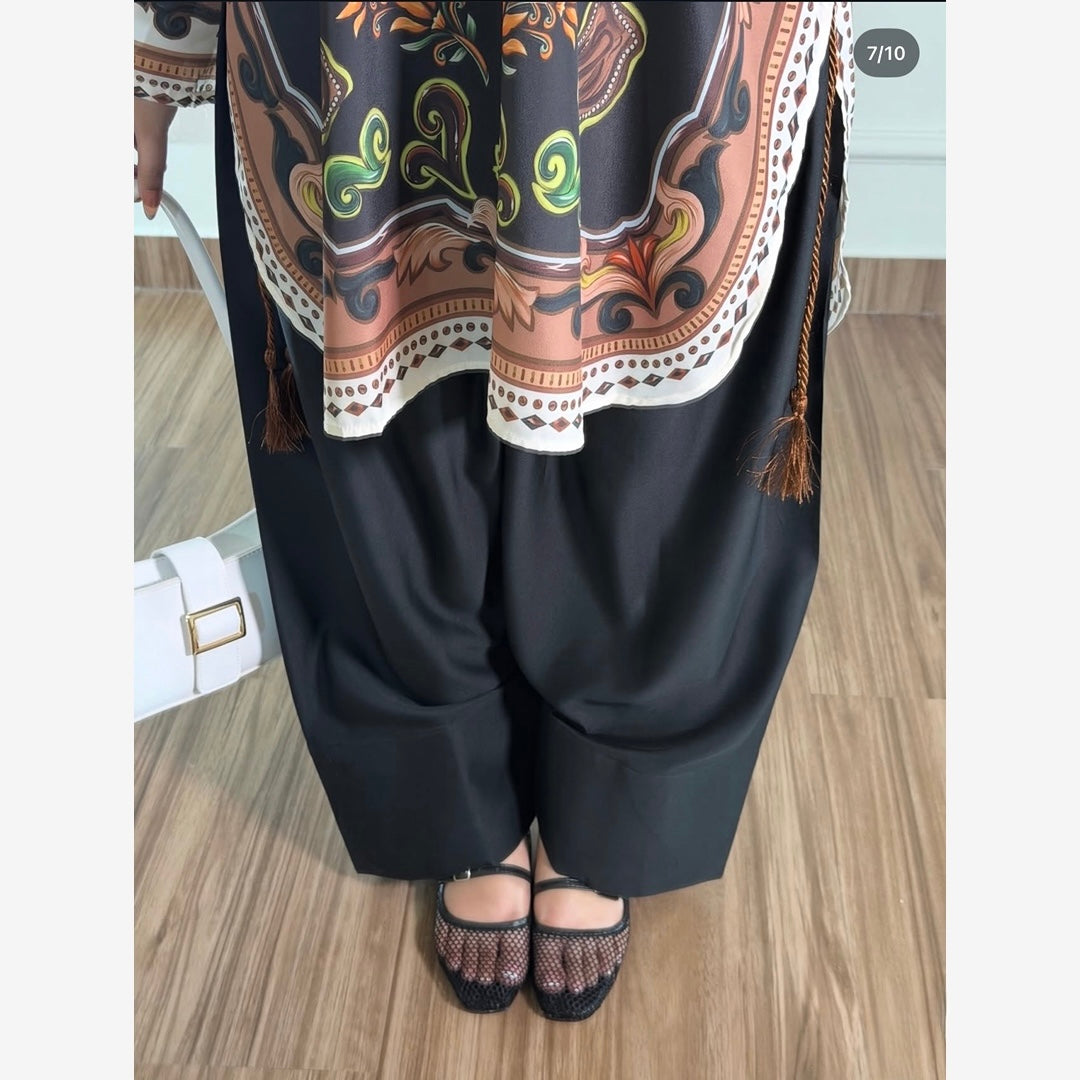 Noir Vibe Printed Co-Ord Set for Women( 2 Piece)