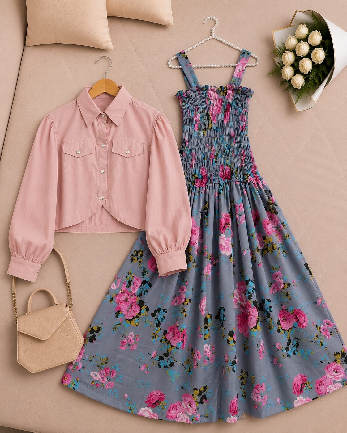 Floral Jacket Dress