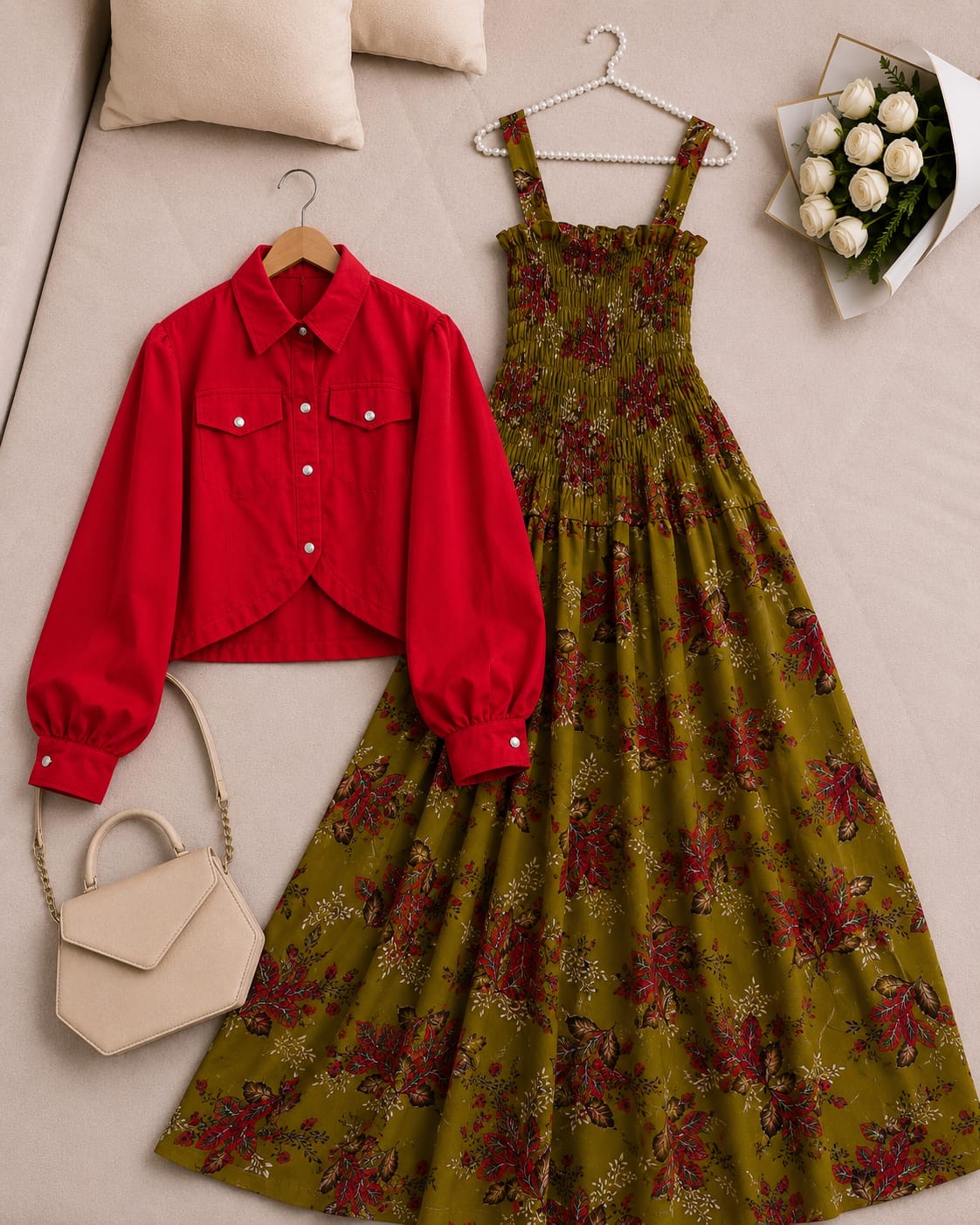 Floral Jacket Dress