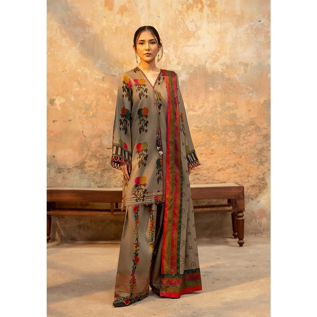 Zarmina Heritage – Premium Printed Suit for Women (3 Piece)