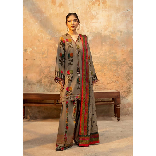 Zarmina Heritage – Premium Printed Suit for Women (3 Piece)