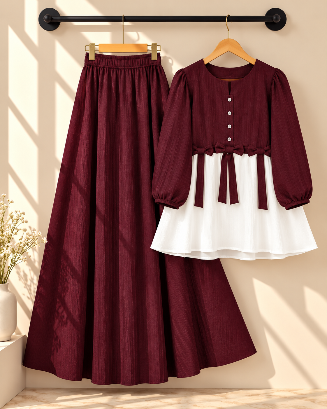 Three Bow Cord Set