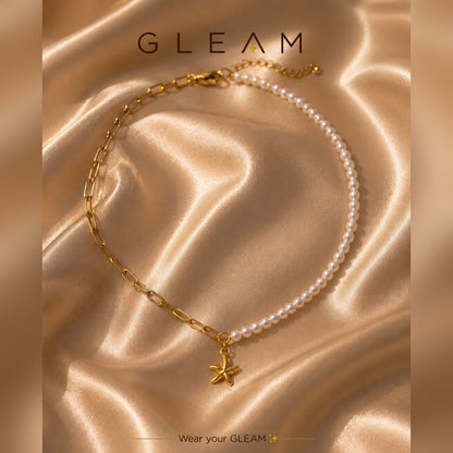 Pearl Starfish Necklace