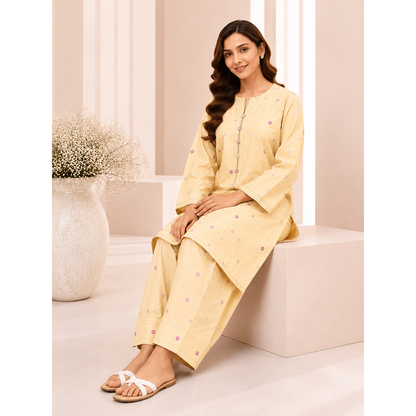 Premium Embroidered Farshi Shalwar Co-Ord Set