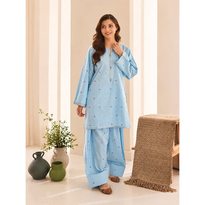 Premium Embroidered Farshi Shalwar Co-Ord Set