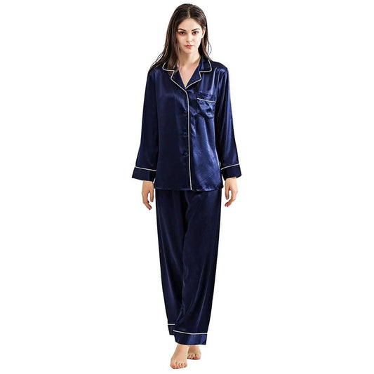 Blue Silk Dreams Elegant Night Suit for Girls