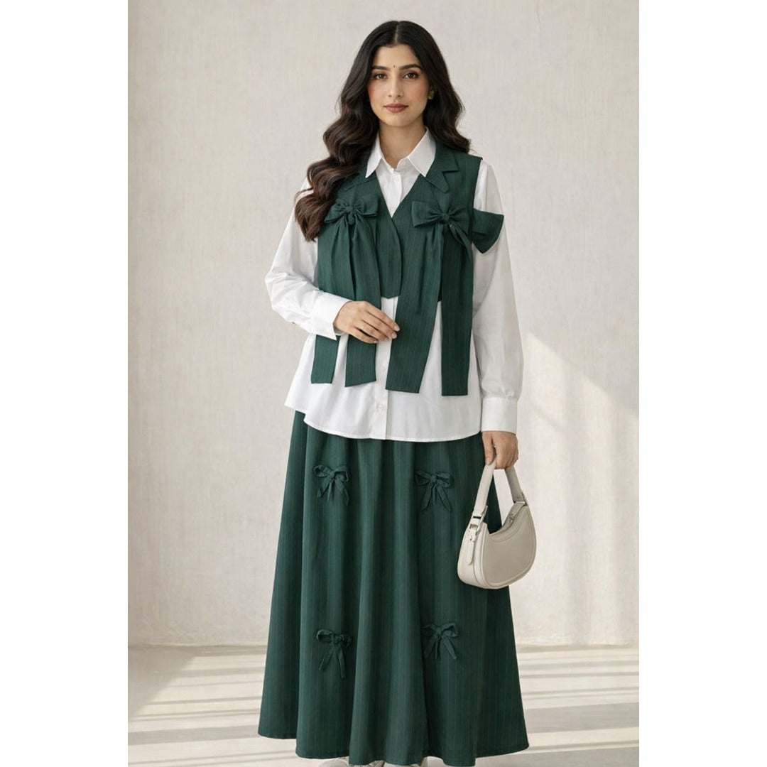Bow Waist-Coat & Skirt