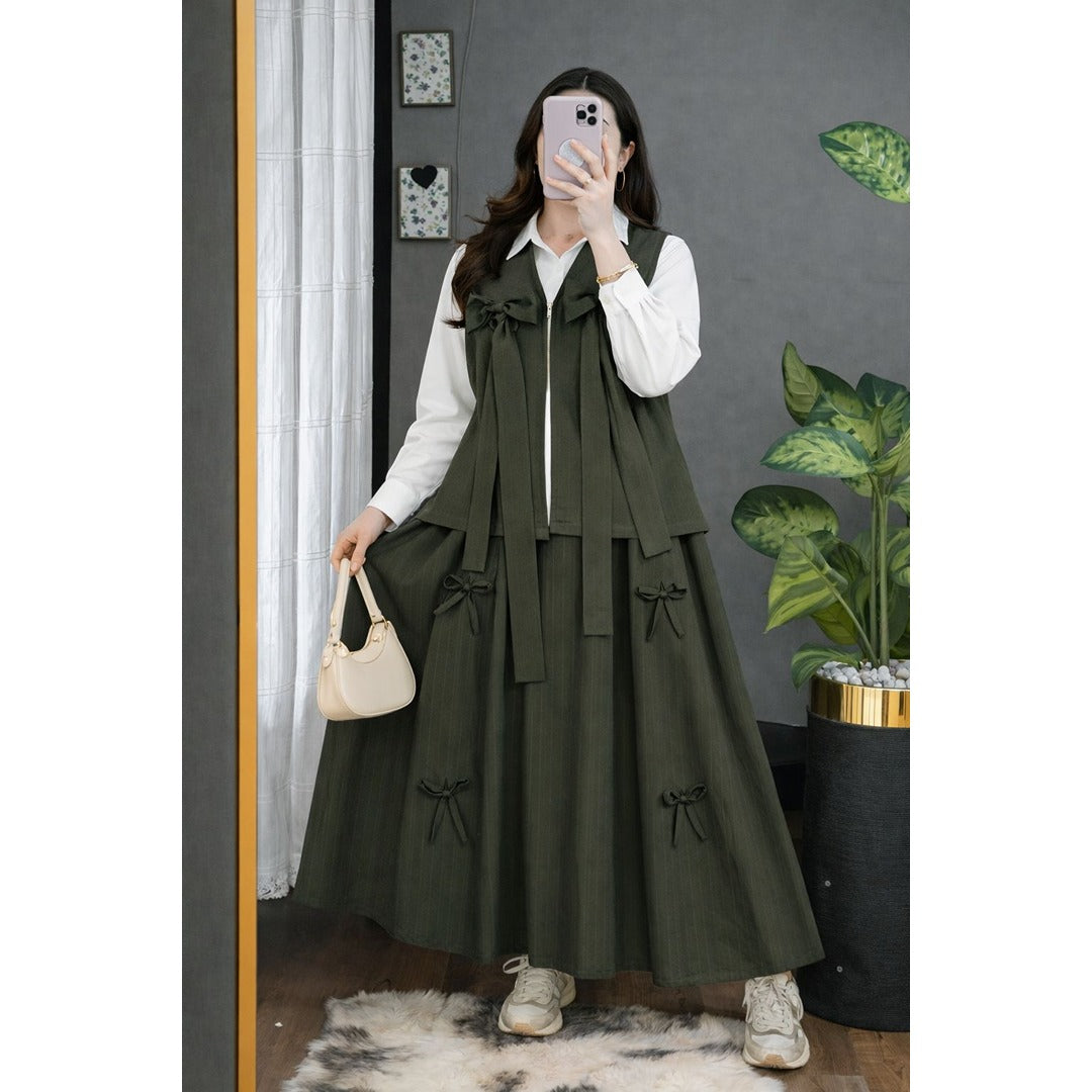 Bow Waist-Coat & Skirt