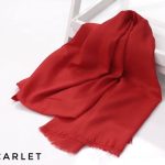 PREMIUM TURKISH – SLUB TEXTURED (WIDER WIDTH) – SCARLET