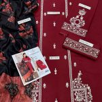 3-Piece Unstitched Embroidered Lawn Suit