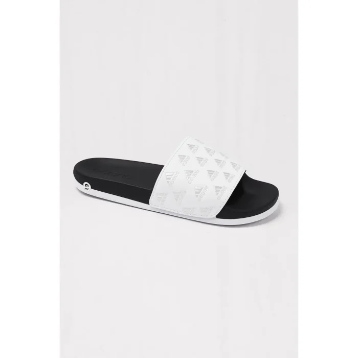 ADIDAS BLACK WHITE PRINTED SLIDE (PREMIUM QUALITY)