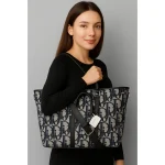CHIRSTIAN DIOR WEEKENDER 50 GREY & BLACK