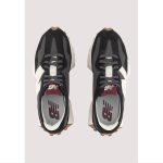 NEW BALANCE 327 BLACK-WHITE AND MINERAL RED