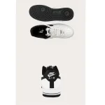 NIKE AIR FORCE 1 LOW – WHITE WITH BLACK SWOOSH
