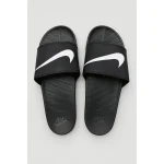 NIKE ALL BLACK-WHITE TICK REBELLION ADELIDE SLIDE