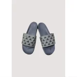 ADIDAS GREY-BLACK PRINTED SLIDE (PREMIUM QUALITY)