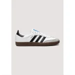ADIDAS WHITE BLACK SAMBA OG SHOES