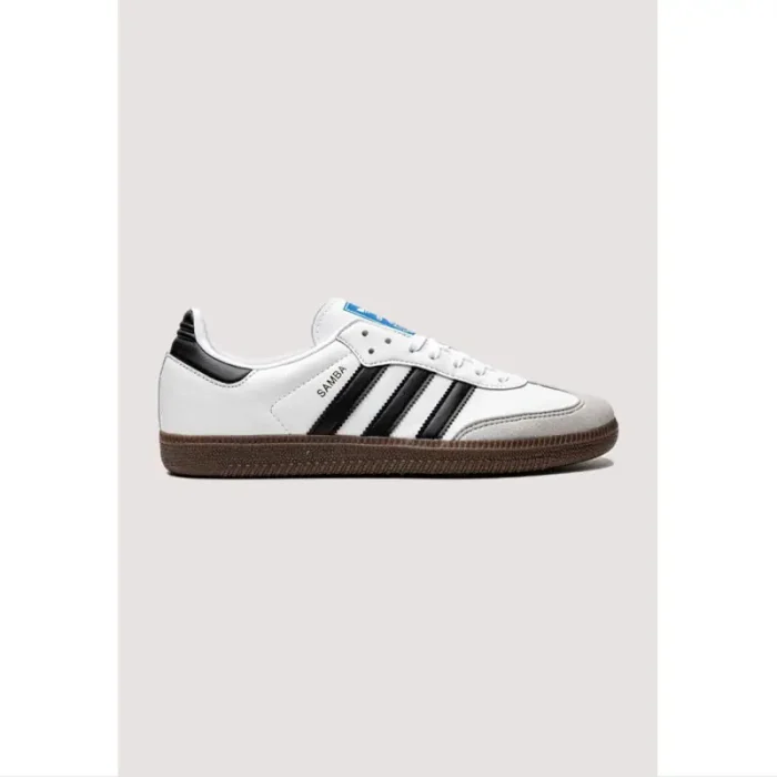 ADIDAS WHITE BLACK SAMBA OG SHOES