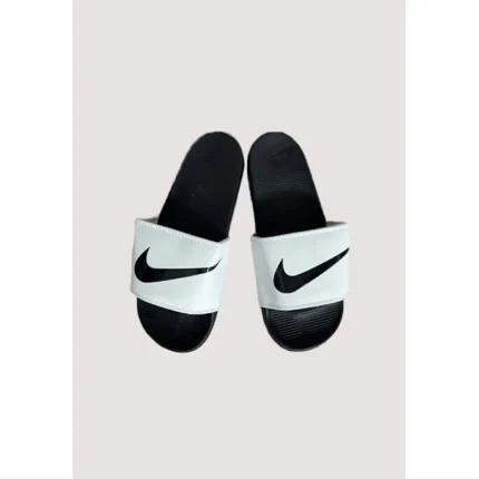 NIKE WHITE-BLACK TICK REBELLION ADELIDE SLIDE