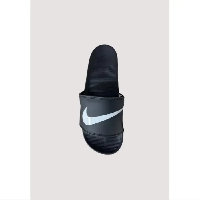 NIKE ALL BLACK-WHITE TICK REBELLION ADELIDE SLIDE