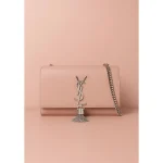 YSL KATE SAINT LAURENT PINK CROSS BODY BAG SILVER TUSSEL