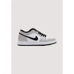 AIR JORDAN 1 LOWS SMOKE GREY RED