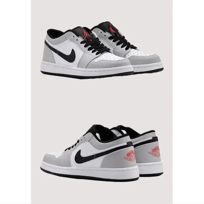 AIR JORDAN 1 LOWS SMOKE GREY RED