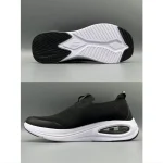 SKECHERS BLACK-WHITE DLUX FITNESS WOMEN SHOES