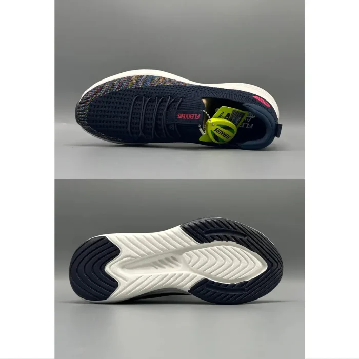 SKECHERS NAVY-WHITE MAX CUSHION WOMEN SHOES