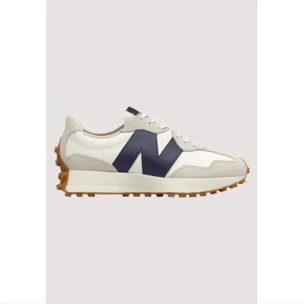 NEW BALANCE 327 MOONBEAM WHITE-NAVY SUEDE