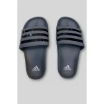 ADIDAS ALL GREY BLACK STRIPE SLIDE V2 WITH BOX