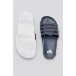 ADIDAS ALL GREY BLACK STRIPE SLIDE V2 WITH BOX