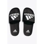 ADIDAS BLACK WHITE SLIDE V2 WITH BOX