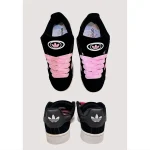ADIDAS CAMPUS 00S BLACK PINK STRIPE WOMEN SHOES