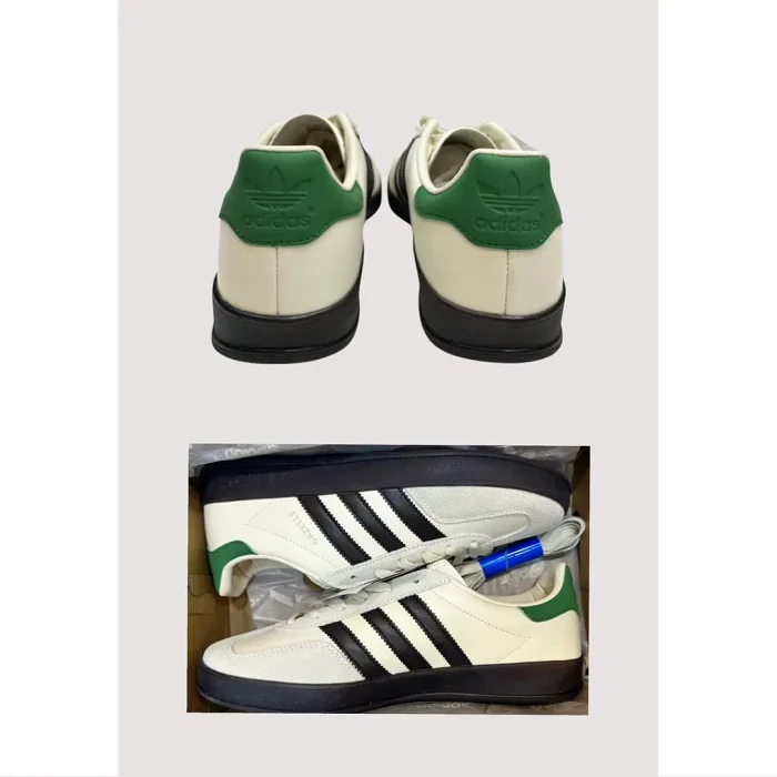 ADIDAS GAZELLE INDOOR OFF WHITE BLACK GREEN