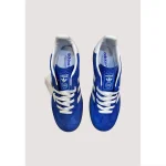 ADIDAS GAZELLE INDOOR INDIGO BLUE SUEDE WHITE WITH GOLDEN GUM SOLE