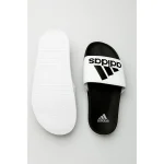 ADIDAS WHITE WITH BLACK SLIDE V2 WITH BOX