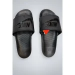 NIKE ALL BLACK TICK SLIDE V2 WITH BOX