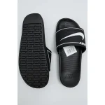 NIKE ALL GREY BLACK TICK SLIDE V2 WITH BOX