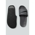 NIKE ALL GREY BLACK TICK SLIDE V2 WITH BOX