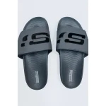 SKECHERS ALL GREY HYPER BURST SLIDE WITH BOX