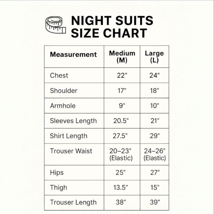 Off-White Night Suit (Polka Dots)